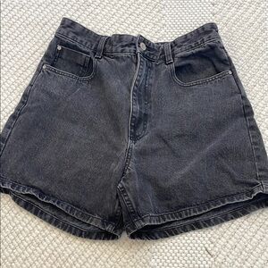 Zara black Mom shorts